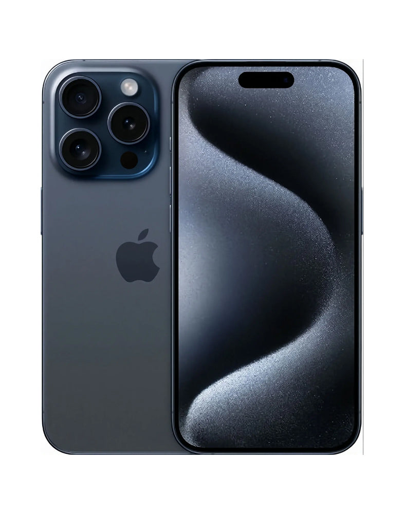 Apple iPhone 15 Pro 128GB Blue – A/B Grade Unlocked Smartphone | A17 Pro Chip | Titanium Design