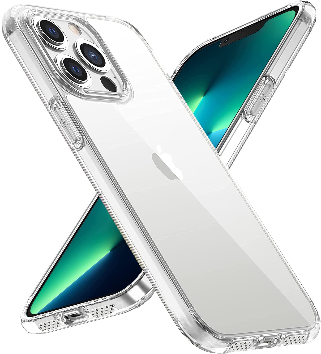 Clear protective TPU case for Apple iPhone 13 Pro Max.