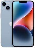 Pre-owned Apple iPhone 14 in blue, available for sale in Auckland, New Zealand.